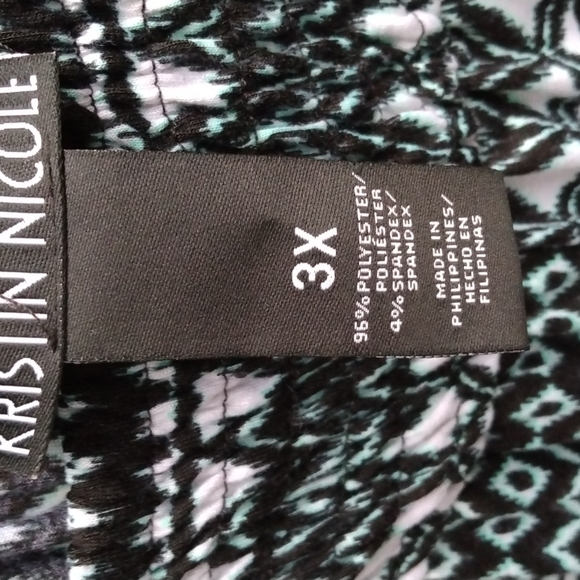 Boho Split Skirt/Wide leg pants 3x - Picture 5 of 7